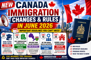 Canada Immigration Changes June 2026 : Key Deadlines, Work Permit Rules ...